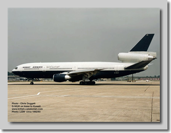 G-NIUK on lease to Kuwait Airways